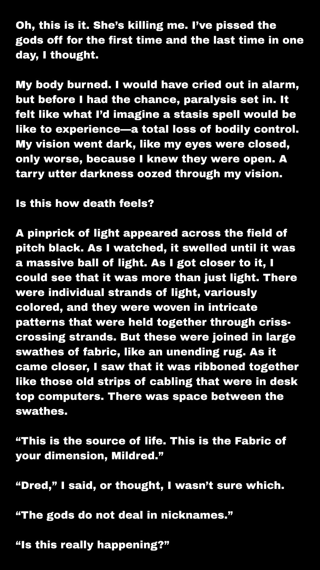 The Fabric visual